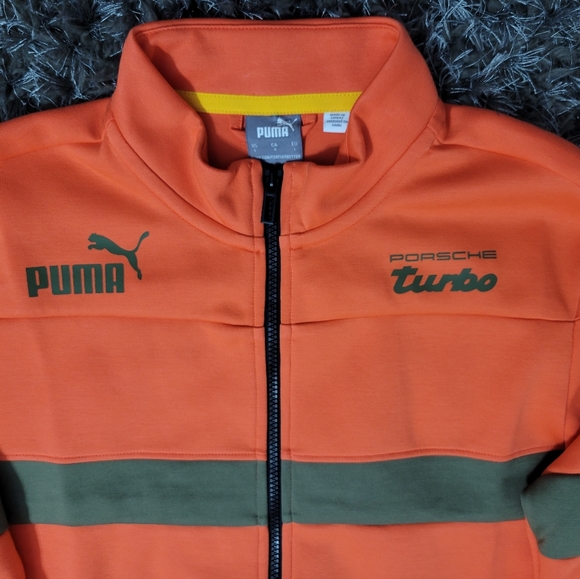 Puma x Porsche Legacy SDS Track Jacket - Firelight NWT Size L / Msrp $110 - Picture 3 of 15